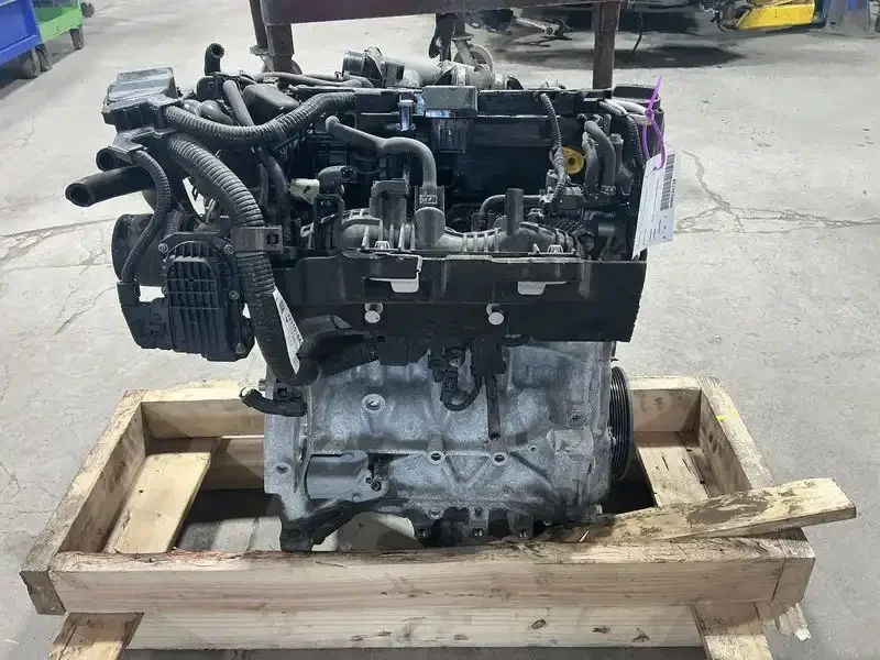 used OEM replacement engine on pallet